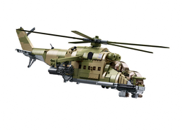 Klocki Sluban HELIKOPTER MI-24S Model Bricks 2