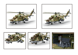 Klocki Sluban HELIKOPTER MI-24S Model Bricks 4