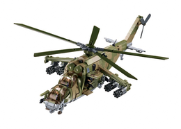 Klocki Sluban HELIKOPTER MI-24S Model Bricks 3