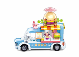 Klocki Sluban Girl's Dream FOOD TRUCK z hamburgerami 8