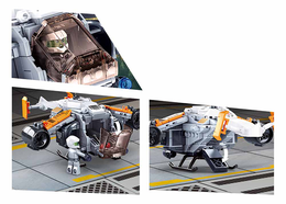 Klocki Sluban ATOMIC helikopter Thunder 5