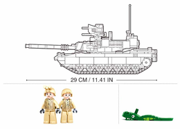 Klocki Sluban CZOŁG ABRAMS Model Bricks ARMIA 10