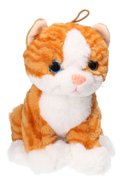 Maskotka KOT SIEDZĄCY Z GŁOSEM 22cm 4