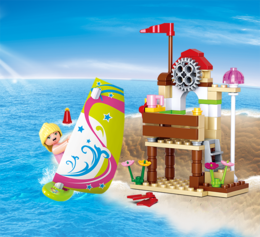 Klocki Sluban Girl's Dream PLAŻA SURFERÓW 3