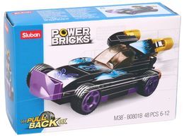 Klocki Sluban AUTO wyścigowe 8 wzorów POWER BRICKS 4