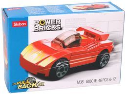Klocki Sluban AUTO wyścigowe 8 wzorów POWER BRICKS 7