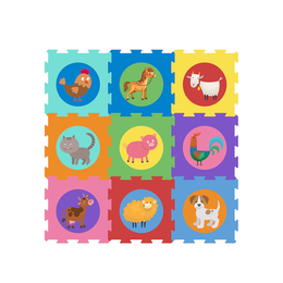 MATA PIANKOWA ZWIERZĘTA Smily Play puzzle piankowe 5