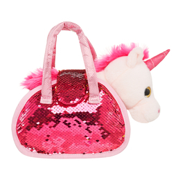 Maskotka pluszowy JEDNOROŻEC w cekinowej torbie Smily Play 3