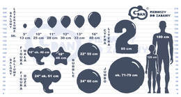 BALON FOLIOWY CYFRA „7” 74cm 5