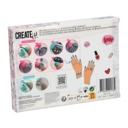 CREATE it 3w1 lakier do paznokci + ozdoby, pieczątki 3