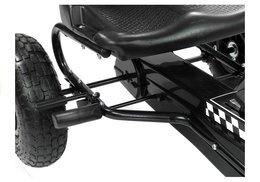 GOKART czarny pompowane koła 10