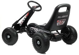 GOKART czarny pompowane koła 2