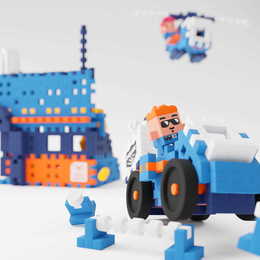 Klocki MINI WAFLE Posterunek Policji CITY 8