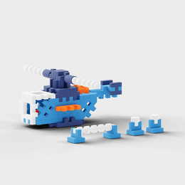 Klocki MINI WAFLE Posterunek Policji CITY 10