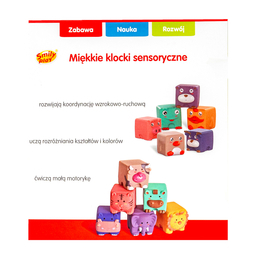 Miękkie klocki sensoryczne Smily Play 5