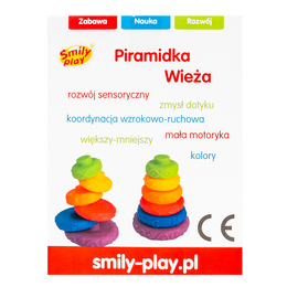 Piramidka wieża układanka Smily Play 7