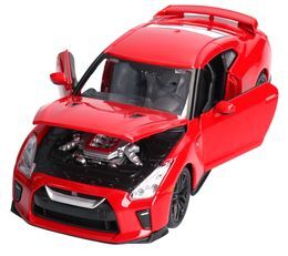 Auto Nissan GT-R 2017 model metalowy BURAGO 1:24 5