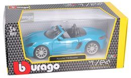 Auto Porsche 718 Boxster model metalowy BURAGO 1:24 2