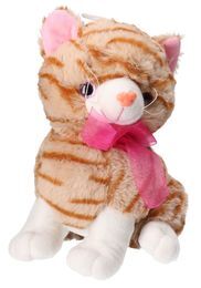 Maskotka KOT SIEDZĄCY Z GŁOSEM 22cm 3