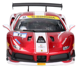 Auto Ferrari 488 Challenge 2017 model metalowy BURAGO RACING 1:24 4