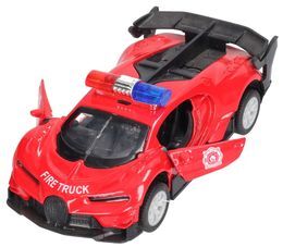 Auto POLICJA STRAŻ model metalowy, display 4