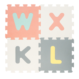 Mata piankowa CYFRY LITERY Smily Play Puzzle piankowe 36el 8