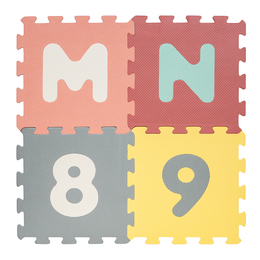 Mata piankowa CYFRY LITERY Smily Play Puzzle piankowe 36el 12