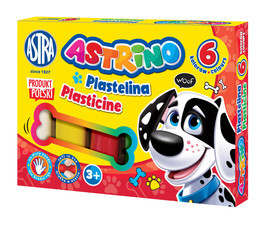 Plastelina 6 kolorów ASTRINO 3