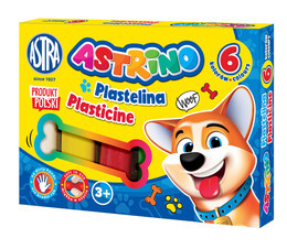 Plastelina 6 kolorów ASTRINO 4