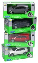 Auto Volkswagen Golf 8 GTI model metalowy WELLY 2