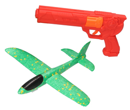 Samolot styropianowy wystrzeliwany PISTOLET + SZYBOWIEC 4