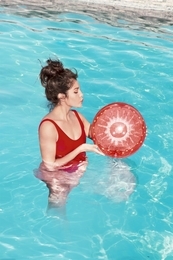 Piłka plażowa dmuchana owoc 46cm 12