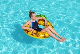 Koło do pływania brokat ANANAS ARBUZ  7