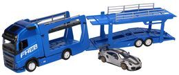 Laweta Volvo FH16 TIR Burago model metalowy + Porsche 911 GT2 RS 4