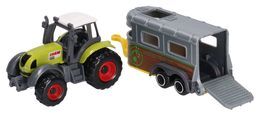 Traktor metalowy z przyczepą 4