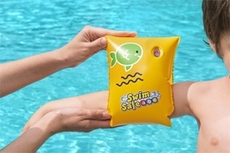 Rękawki do nauki pływania Swim Safe żółte 25x15cm 4