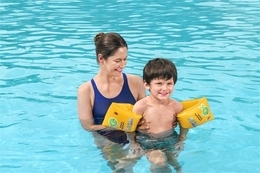 Rękawki do nauki pływania Swim Safe żółte 25x15cm 5