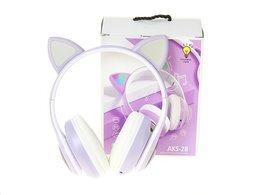 Świecące słuchawki bezprzewodowe Bluetooch KOTEK 5