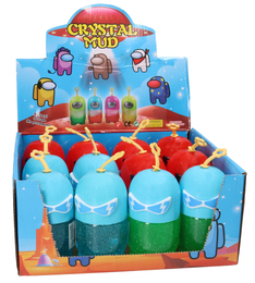 Duży slime GLUT w słoiczku MINION w okularach 4