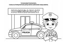 Kolorowanka POLICJA z naklejkami  2