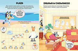Książka BLUEY zabawy i zadania z naklejkami - zeszyt zadań 2