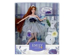 Lalka EMILY w granatowej sukni 7
