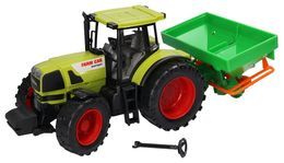 Traktor z siewnikiem maszyna rolnicza  4