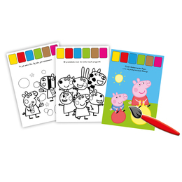 Kolorowanka ŚWINKA PEPPA W barwnym świecie Peppy. Jak malowane. 3