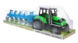 Traktor z pługiem, maszyna rolnicza  4