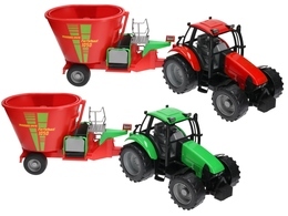 Traktor z wozem paszowym PASZOWÓZ, ciągnik rolniczy 2