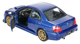 Auto SUBARU Impreza WRX STi model metalowy WELLY 2