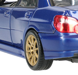 Auto SUBARU Impreza WRX STi model metalowy WELLY 4