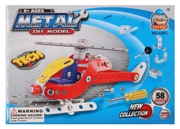 Mały konstruktor HELIKOPTER 58el metal 2