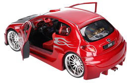 Auto PEUGEOT 206 TUNING model metalowy WELLY 5